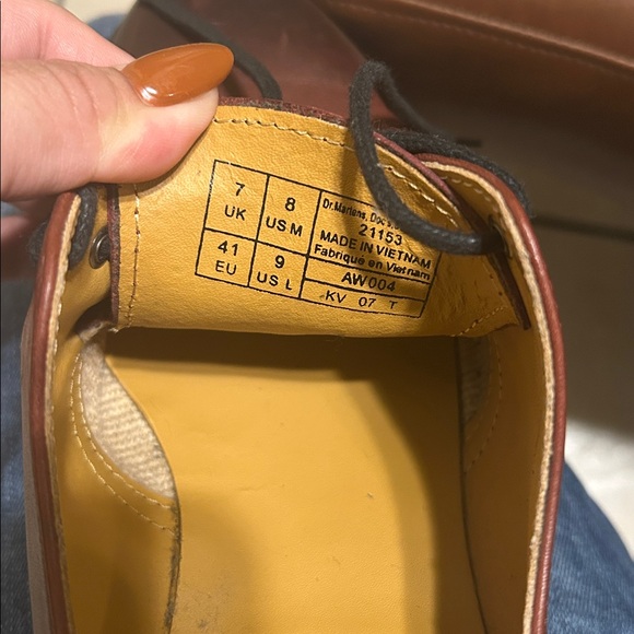Dr. Martens Dark Brown Leather Oxfords - Picture 10 of 10